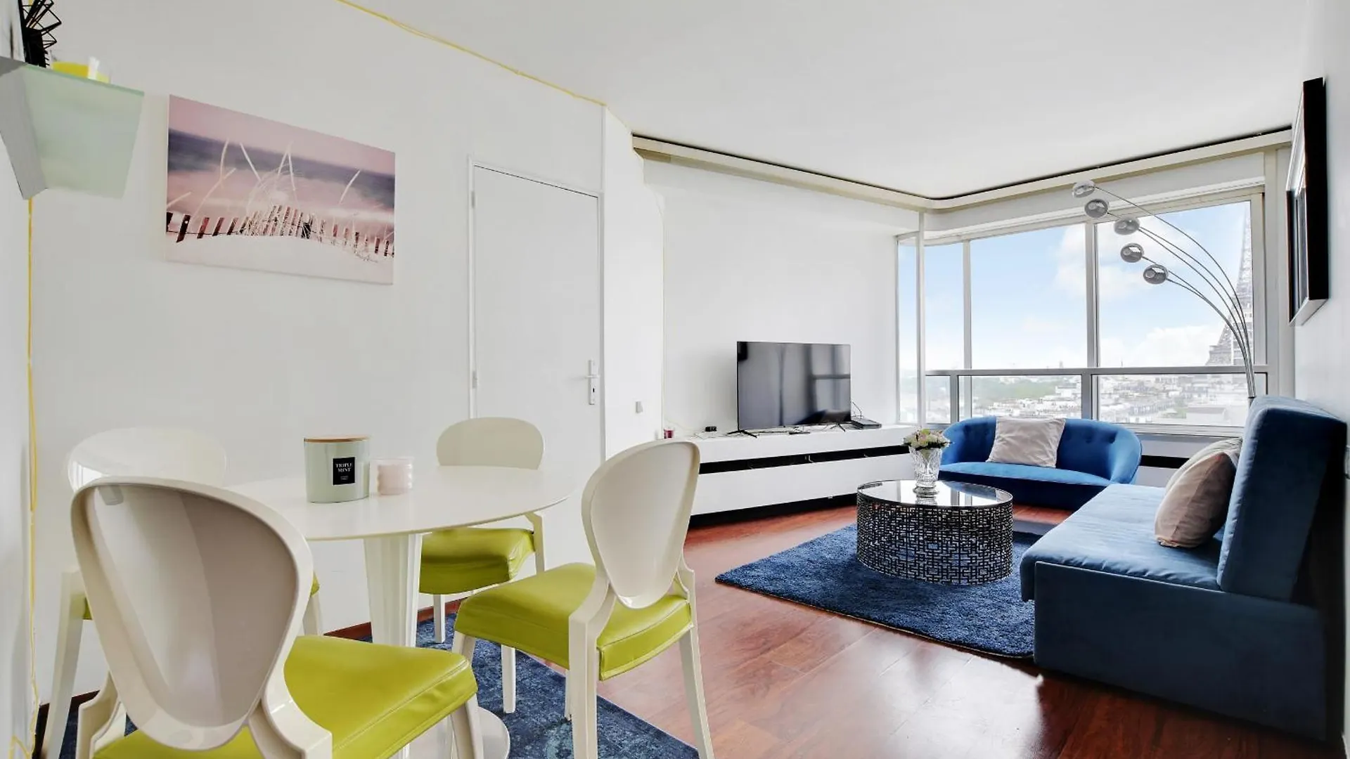 Vue Imprenable Sur La Tour Eiffel Et La Seine Apartment Paris